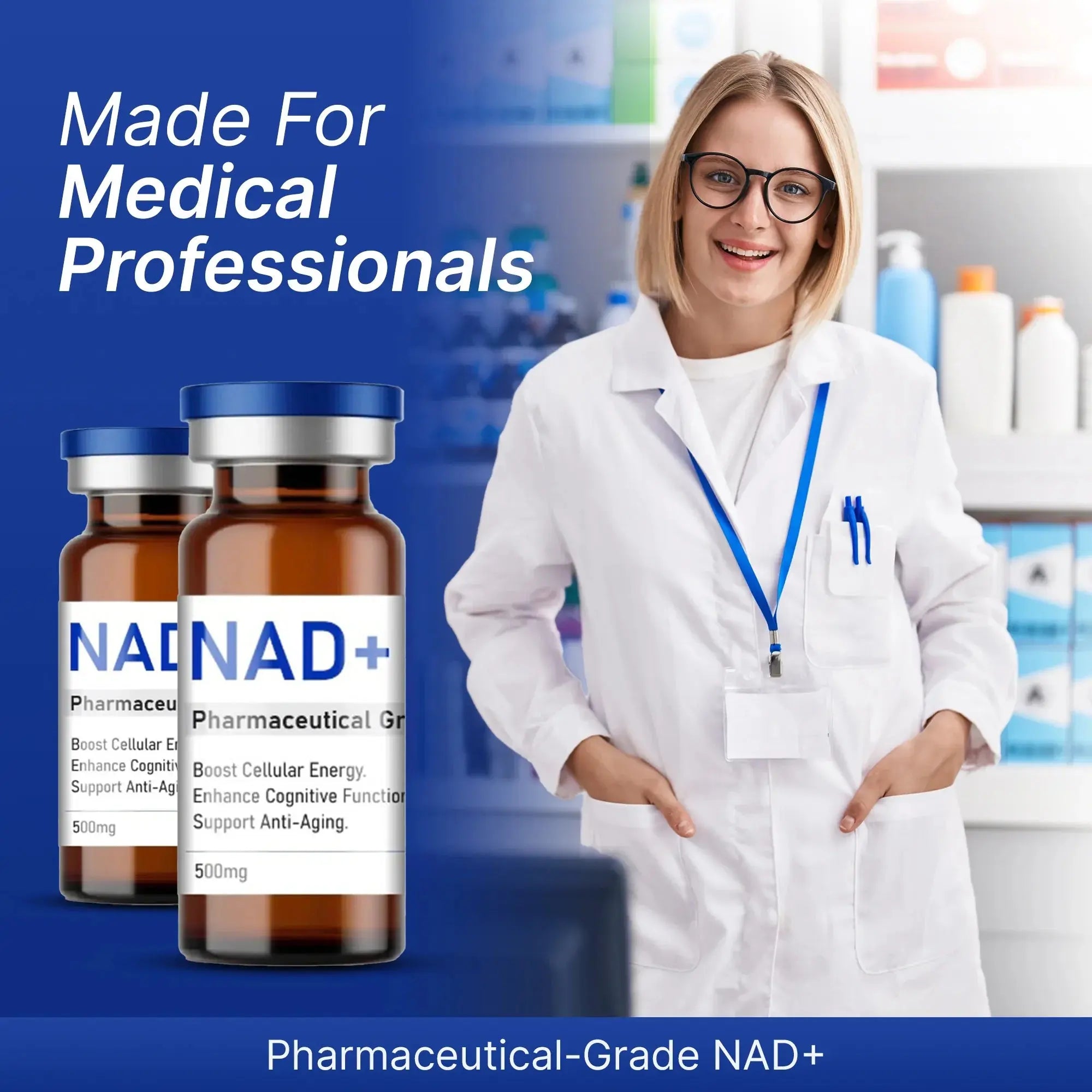 Pharmaceutical-Grade NAD+ Injection 500mg – Wholesale for Clinics & Practitioners - Better Life Lab