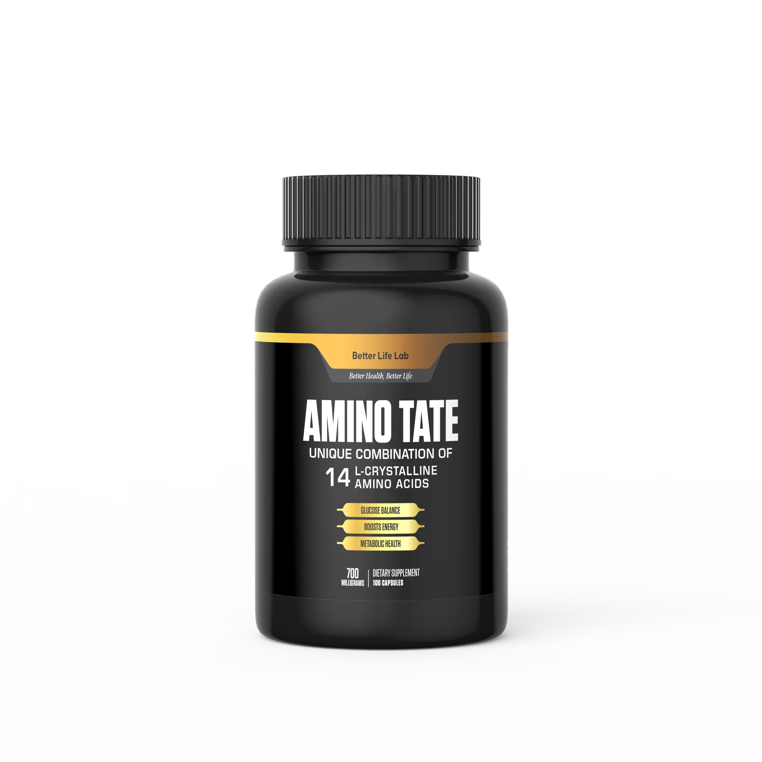 Better Life Lab AMINOTATE – Advanced Amino Acid Support for Glucose Balance & Energy - Premium Health Supplement - Image 1