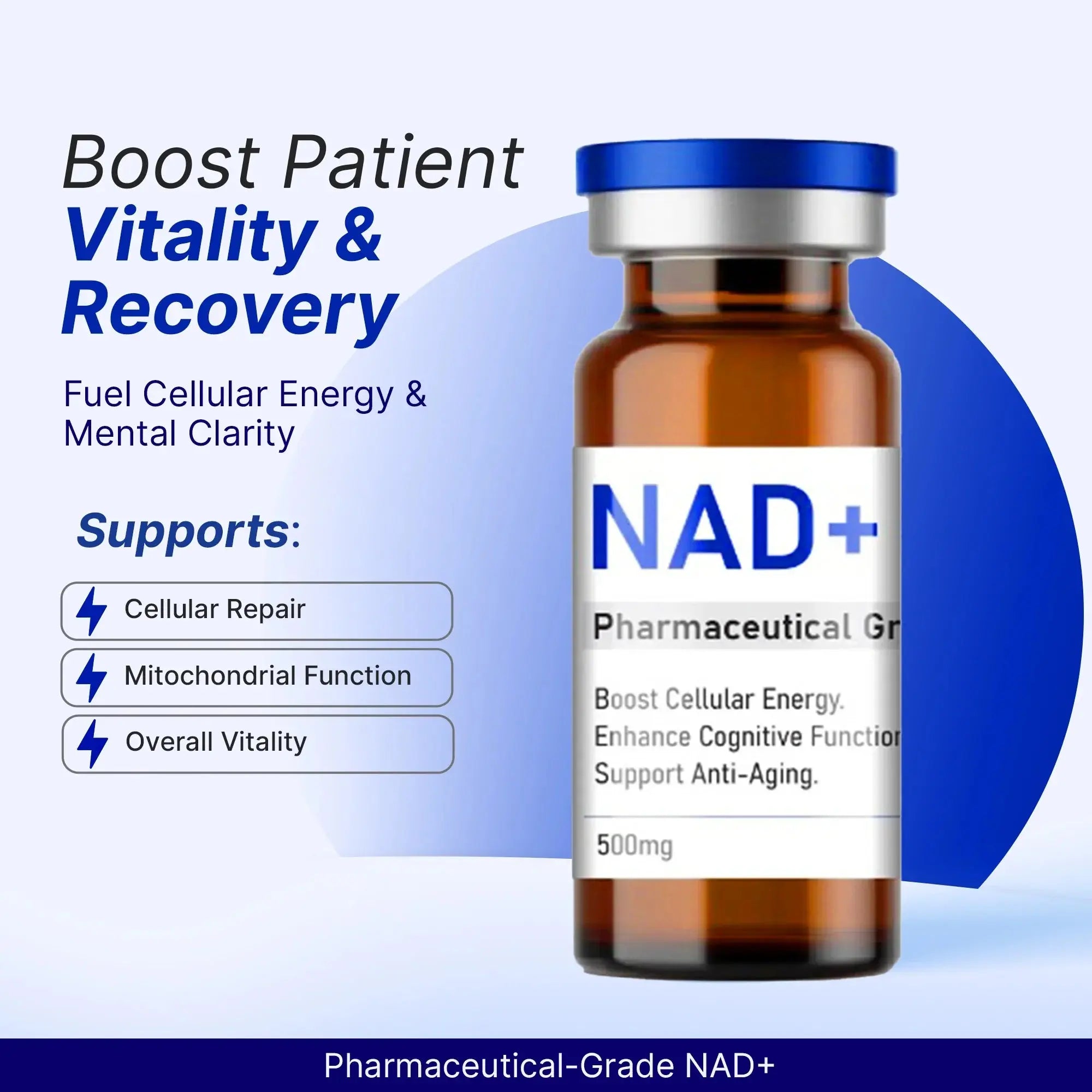 Pharmaceutical-Grade NAD+ Injection 500mg – Wholesale for Clinics & Practitioners - Better Life Lab
