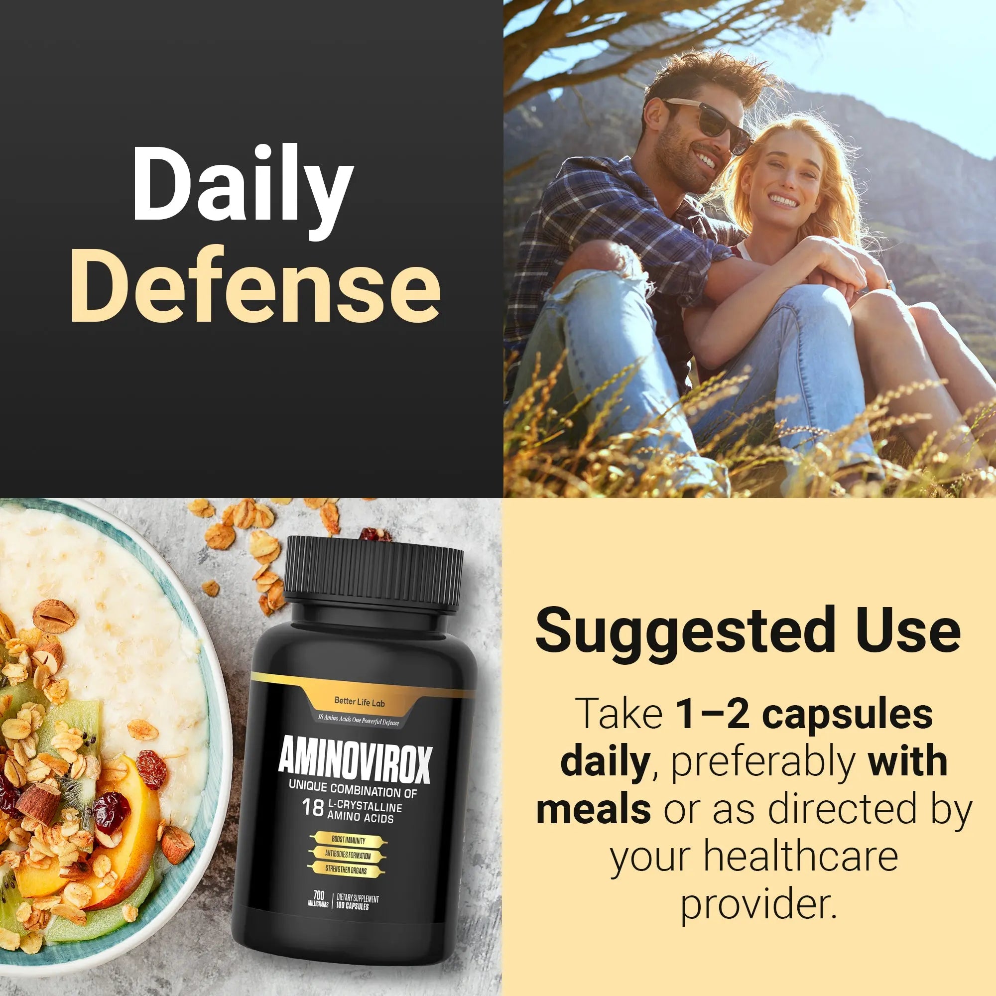 Aminovirox™ – Advanced Amino Acid & Immune Support Formula Better Life Lab