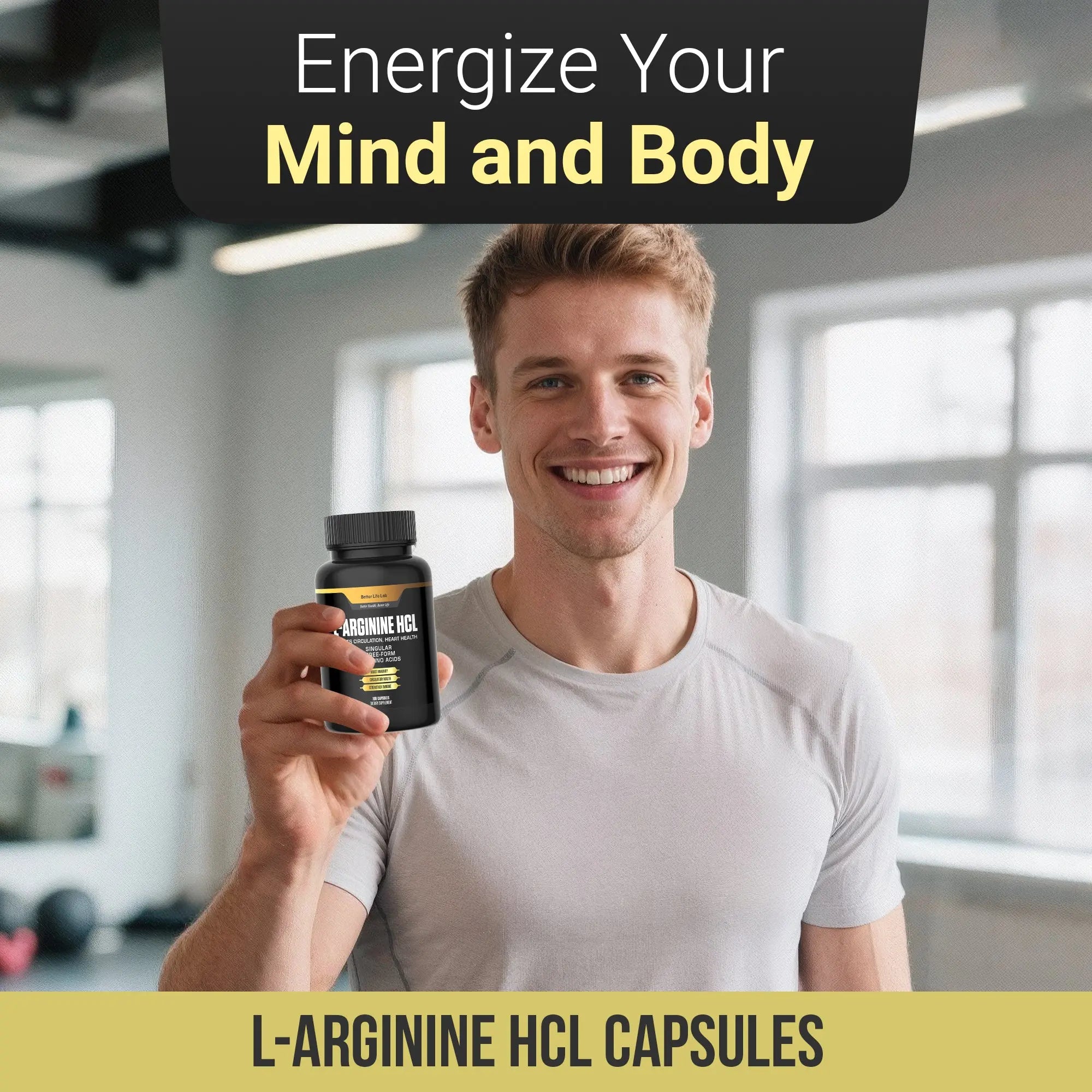 Better Life Lab L-Arginine HCl – Advanced Support for Circulation, Recovery & Immune Health - Premium Health Supplement - Image 3