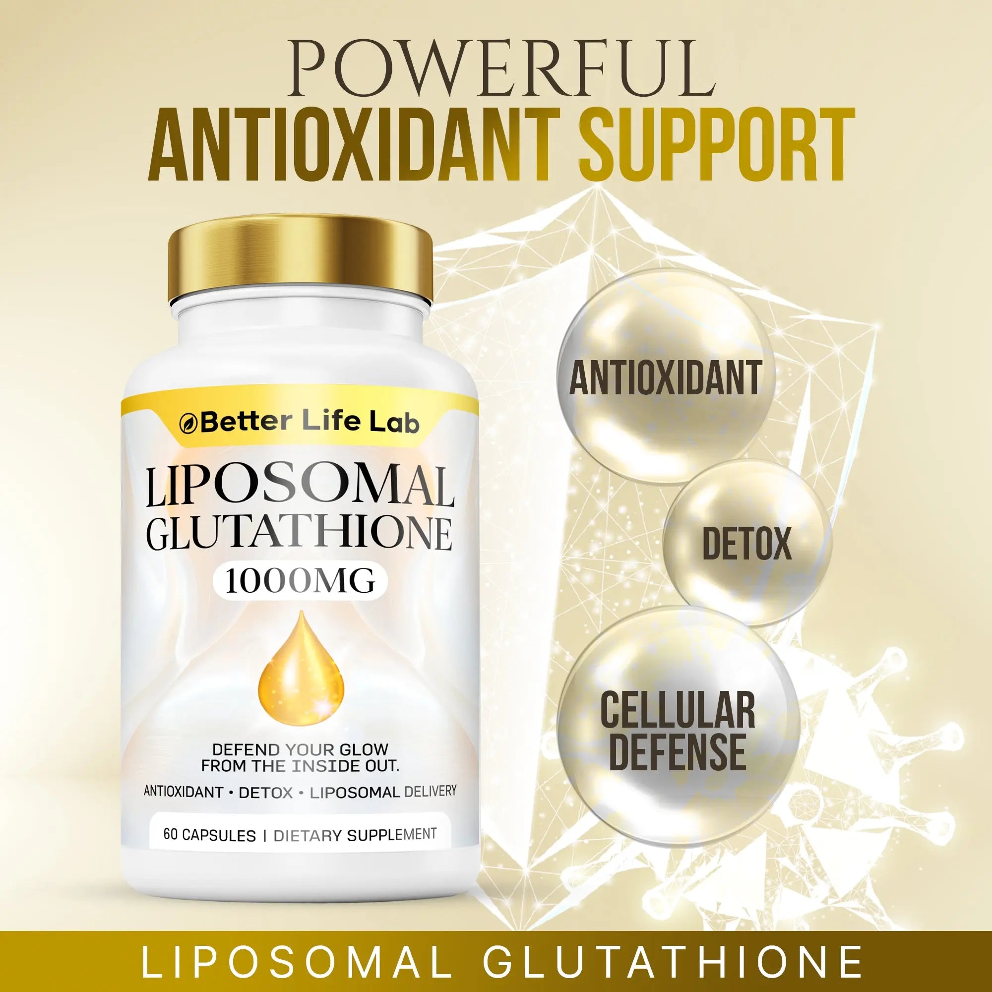 Liposomal Glutathione — Enhanced Absorption Antioxidant Formula Better Life Lab