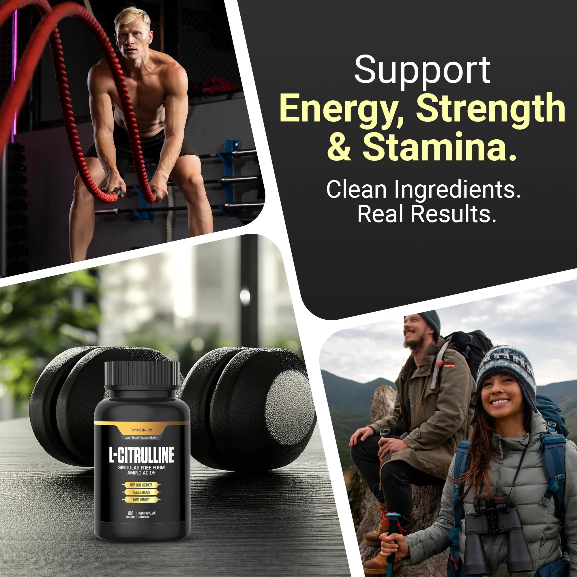 L-Citrulline – Singular Free-Form Amino Acid for Vascular Health & Energy Better Life Lab