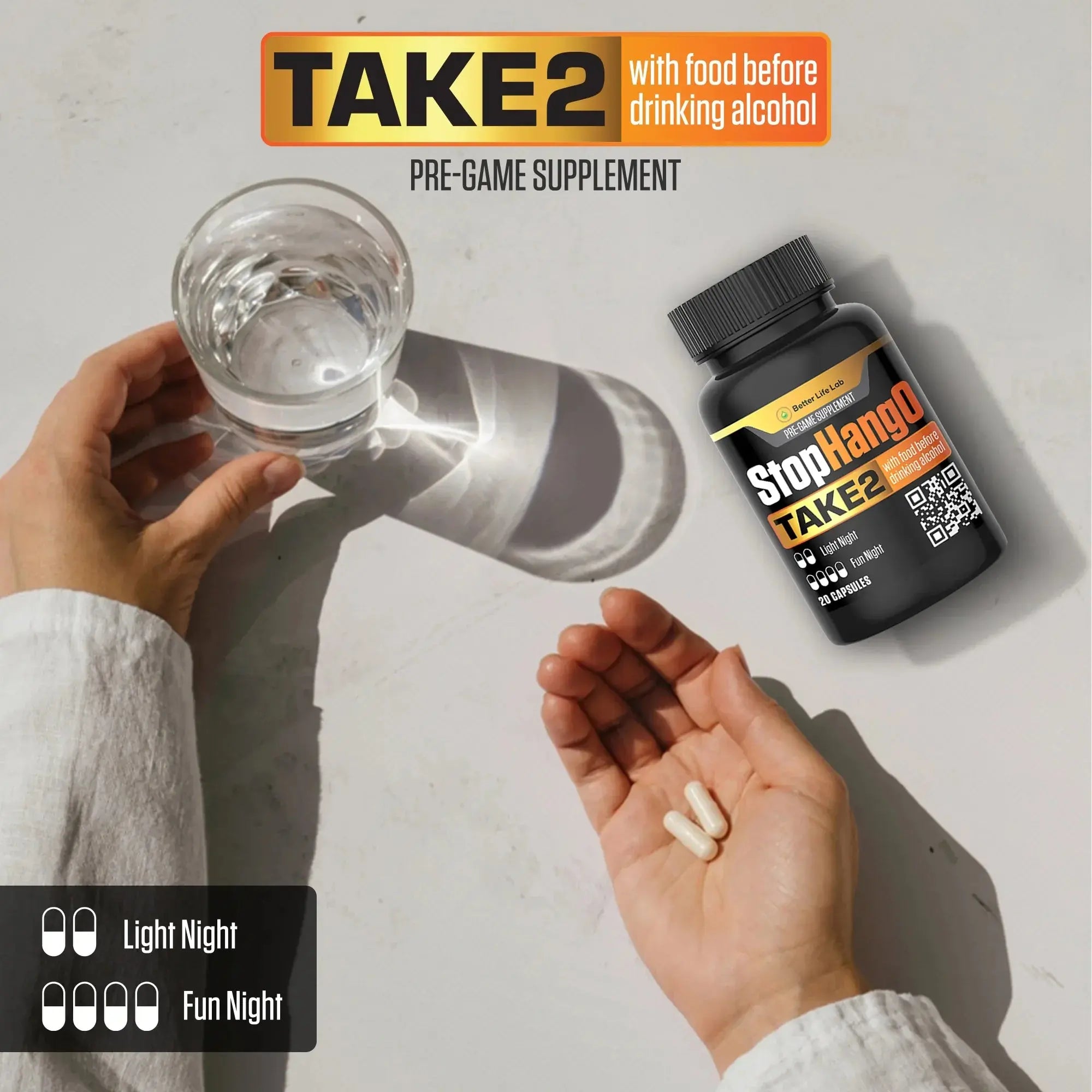 StopHangO for Post Celebration and Morning Relief - Your Ultimate Hangover Solution - Better Life Lab
