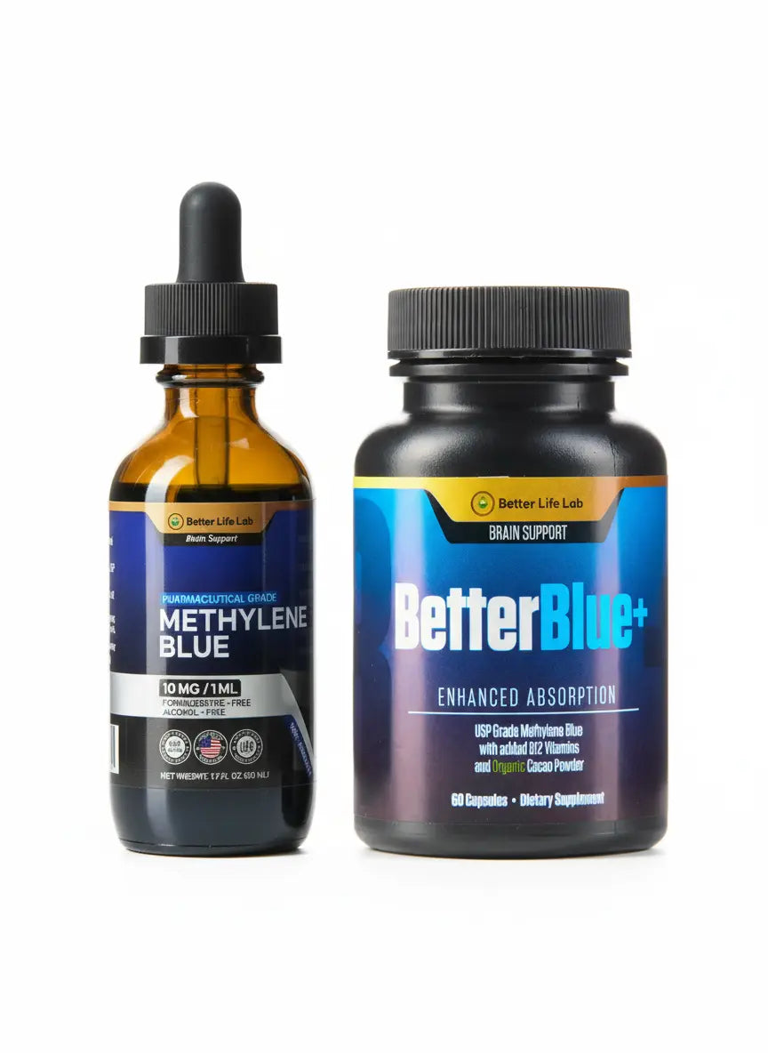 Methylene Blue Capsules & Tincture Combo (USP) | Better Life Lab