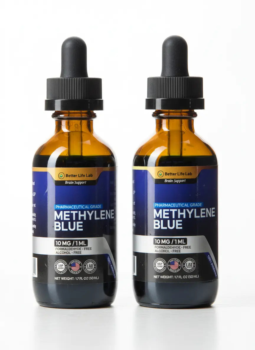 Better Life Lab Methylene Blue (USP Grade) Pharma Grade Supplements (2 Pack) - Premium Health Supplement Bundle - Image 1