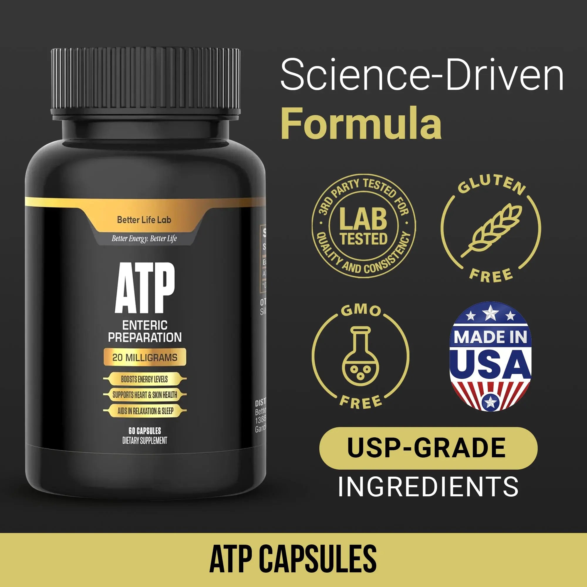 ATP – Cellular Energy & Mitochondrial Support Better Life Lab