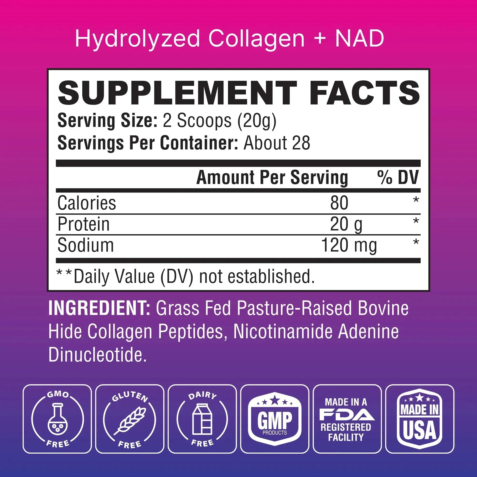Collagen Peptide for Hair, Skin, Nails, Bones & Joint - Better Life Lab