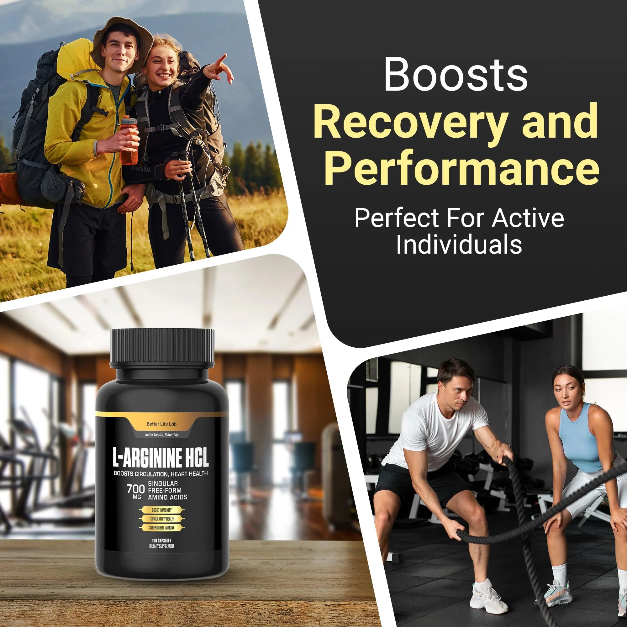 Better Life Lab L-Arginine HCl – Advanced Support for Circulation, Recovery & Immune Health - Premium Health Supplement - Image 5