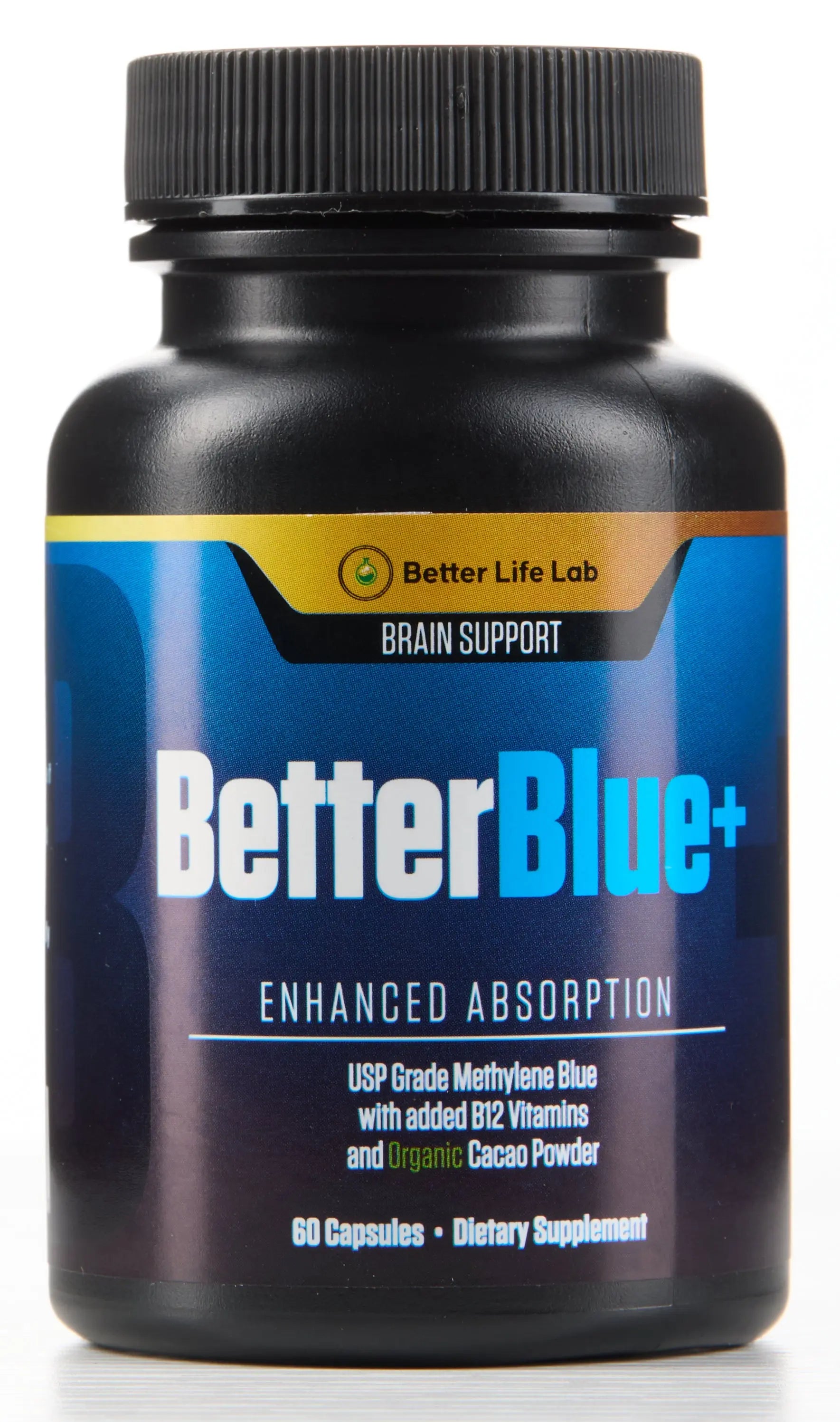 Better Life Lab Methylene Blue Capsules - Pharmaceutical Grade Cognitive Support Supplement - Image 1