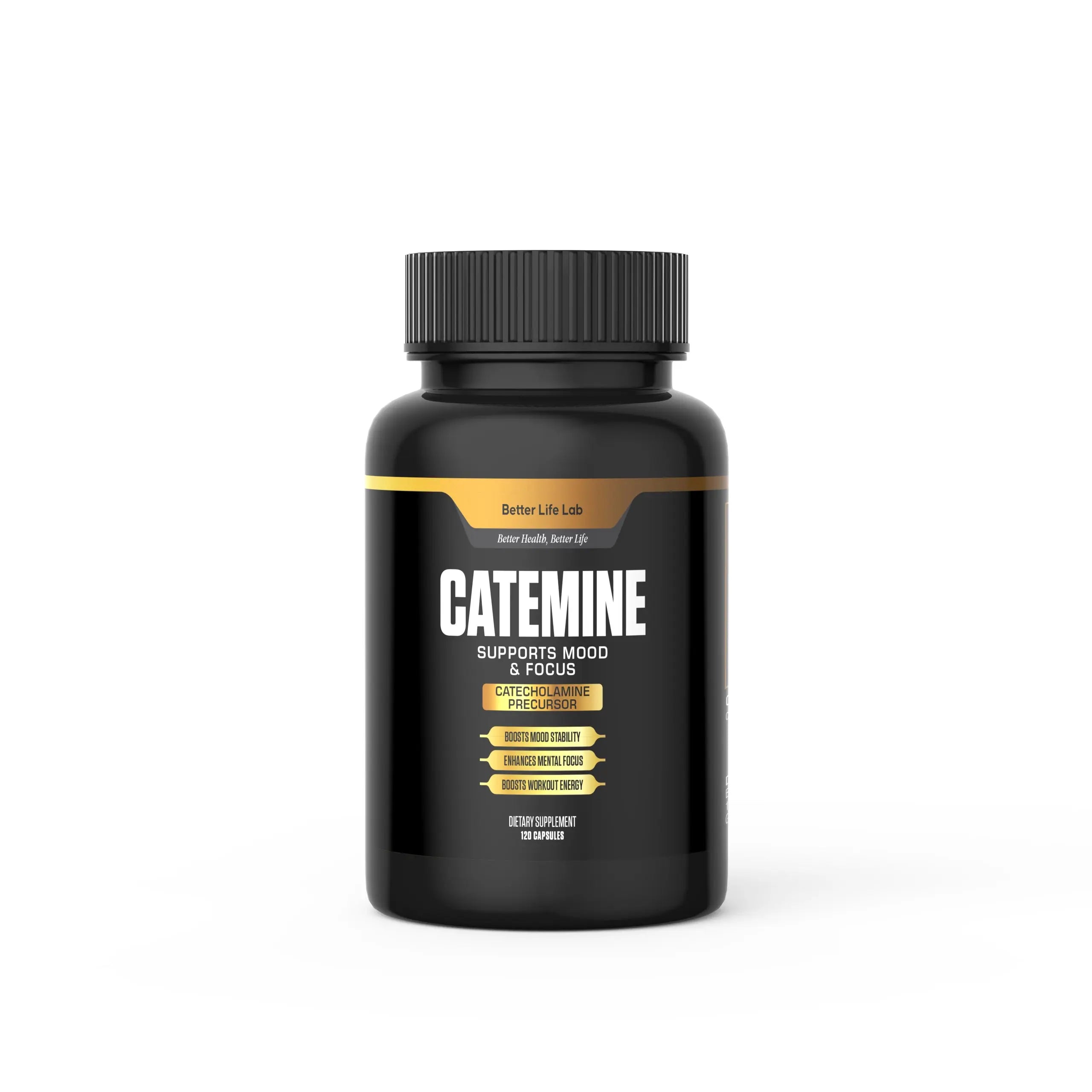 CATEMINE – Dopamine & Catecholamine Support Supplement with L-Tyrosine & Vitamin B6 (P-5-P) for Focus, Mood, Stress & Mental Energy Better Life Lab